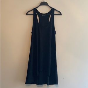 Sympli racerback tunic black 6 hi low travel